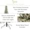 7.5ft. Pre-Lit Slim Flocked Nova Scotia Spruce Artificial Christmas Tree with Warm White LED Lights